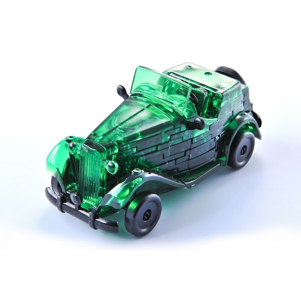Krystal Puzzle-Auto - zelená