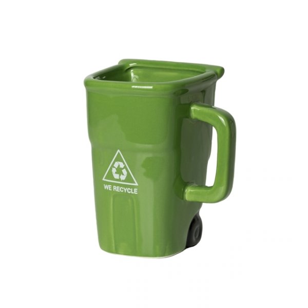 Zelený hrnek - koš pro milovníky recyklace