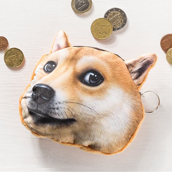 Psí peněženka na drobné - pes zrzavý