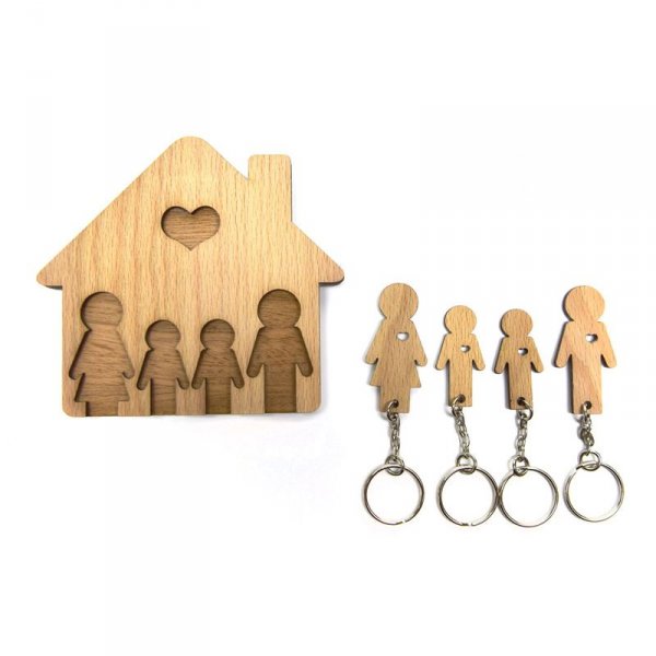 Domeček na klíče - Rodinka (4 osoby) - Dva synové