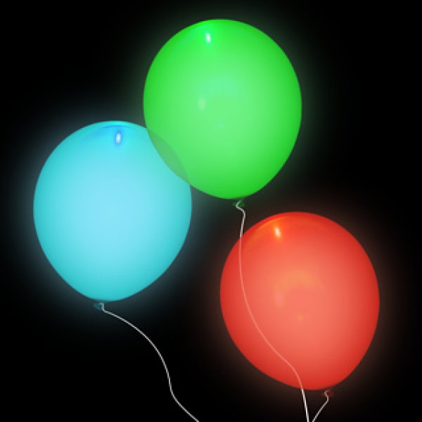 Svítící nafukovací balónky - párty sada