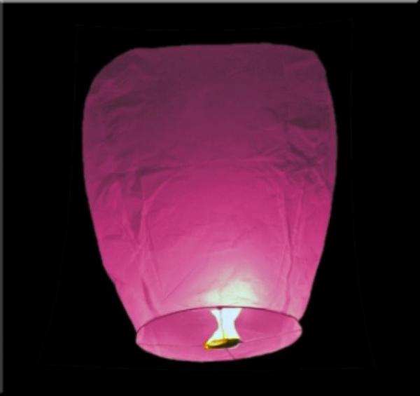 Lampiony přání - 10ti pack - Růžové lampiony