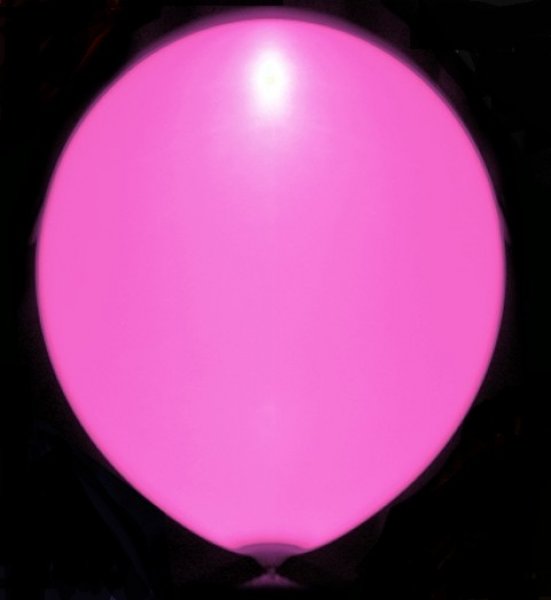 Svítící nafukovací balónky - 1ks - Růžový