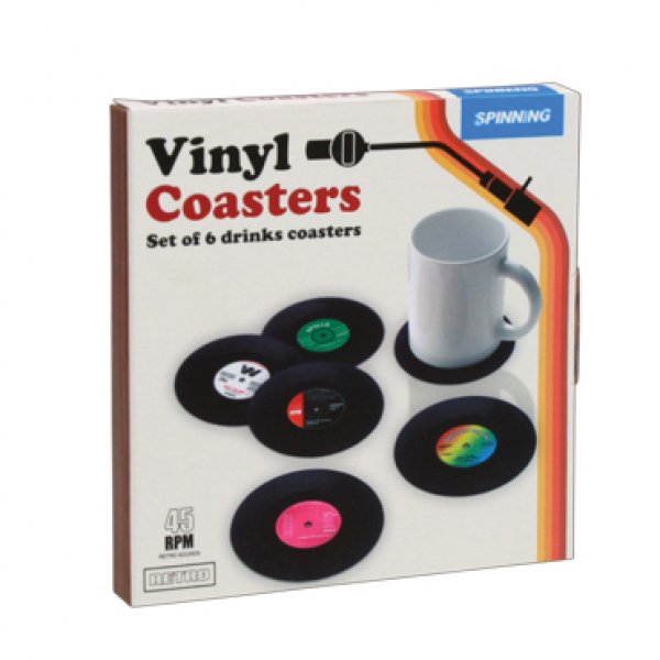 Retro vinylové tácky