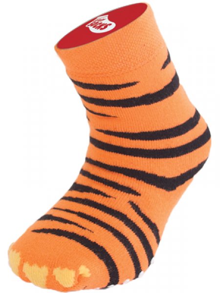 Dětské bláznivé ponožky - tygr