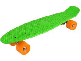 Stylový skateboard z tvrzeného plastu - Zelená