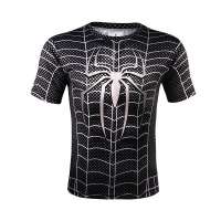 Sportovní tričko - Spiderman SYMBIOTE - černá - Velikost - S