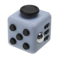 Fidget Cube antistresová kostka - antistresová hračka - Modro-černá