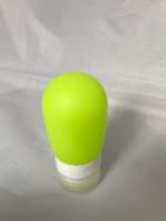 Cestovní silikonová lahvička na tekutiny - Zelená - 60 ml