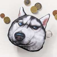 Psí peněženka na drobné - pes černý