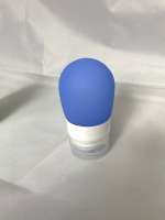 Cestovní silikonová lahvička na tekutiny - Modrá - 38 ml