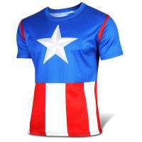 Sportovní tričko - Captain America - Velikost - XXL