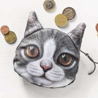 Kočičí peněženka na drobné - model - 3