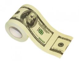 Milionový toaleťák - Americké dolary