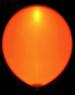 Svítící nafukovací balónky - 1ks - Oranžový