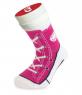 Dětské bláznivé ponožky - basket-růžová
